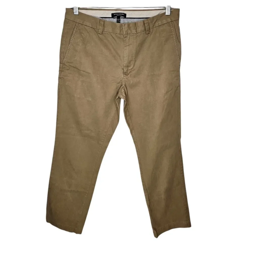 Banana Republic Aiden Chino Flat Front Pants 32/30